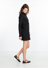Fleece Jersey Dress in Black -UEB