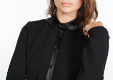 Fleece Jersey Dress in Black -UEB