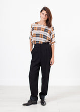 Contrast Cuff Pant in Black -UEB