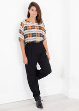 Contrast Cuff Pant in Black -UEB
