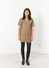 Leather Front Tunic -UEB