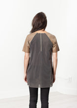 Leather Front Tunic -UEB