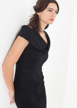 Asymmetric Dress in Black -UEB