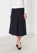 Tulle Pleat Skirt in Navy -UEB