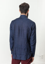 Button Up Shirt in Navy -UEB