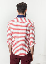 Luke Shirt in Red Stripe -UEB