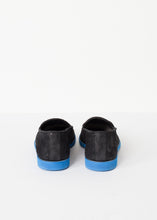 Suede Loafers - Black/Blue -UEB