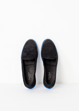 Suede Loafers - Black/Blue -UEB