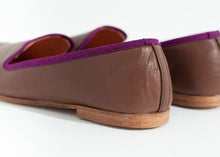 Bizi Cap Toe Loafer in Rose/Aubergine -UEB