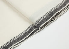 Edged Wool Scarf in Off White -UEB